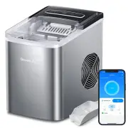 Smart Countertop Ice Makers, Self-Cleaning, Portable Ice Maker Works with Alexa,