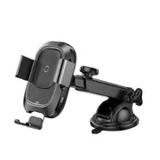 Smart Infrared Sensor Auto Lock 10W Qi Wireless Fast Charge Car Phone Holder for iPhone XS