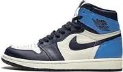 Nike Air Jordan 1 Retro High Og Mens Basketball Trainers 555088 Sneakers Shoes (UK 12 US 13 EU 47.5, sail Obsidian University Blue 140) 140