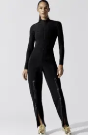 $110 Nike X-Small City Ready Black Tech pack Fleece Pants Button Lab Trouser XS