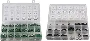 Gyorwst 495PCS 36 Sizes O-ring Kit Black&Green Metric O ring Seals Rubber O ring Gaskets oil resistance 270pcs + 225pcs