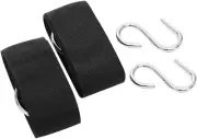 4 piece Set Strap Rope Hammock Outdoor Hammock Set 9' x 2" straps
