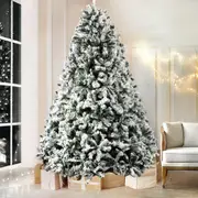 Christmas Tree 2.1M 7FT Xmas Decorations Snow Home Decor 1106 Tips