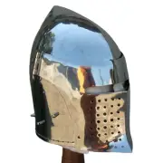 Medieval Barbuta Helmet Crusader Knight Templar Helmet Halloween