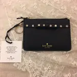 KATE SPADE 黑色 鑲鑽蝴蝶結🎀 卡夾/ 零錢包/鑰匙包 多功能用途 簡約 時尚 加拿大代購 正品現貨