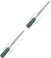 Cabilock 2pcs Grain Sampler Sampling Tool for Farm Wheat Corn Sampler Cereal Sampler Lawn Care Glyphosate Mutitool Sod Soil Sampler Probe Tube Test Tube Rice Stainless Steel