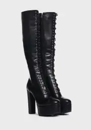 [Lamoda] Locked Out Knee-High Boots