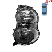 For Mercedes Benz 451 Smart Car Rear Tail Light Tail Lamp Cover Housing Without Bulbs Black Right
