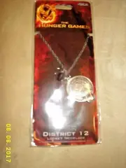 NECA The Hunger Games District 12 Locket Necklace- Carded-