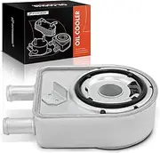 A-Premium Engine Oil Cooler Compatible with Hyundai Elantra N 2022-2023, Tucson 2019-2021, Veloster N 2019-2022, Kona N 2022-2023 & Kia Optima 2018, Sportage 2018-2022, 2.0L 2.4L, Without Housing