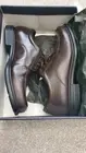 Rockport Ed Apron Dark Brown Mens Leather Shoe, Size 8.5 US