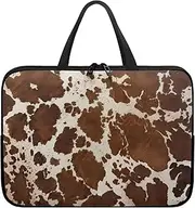 Suhoaziia Laptop Sleeve for Women Men, Computer Cover Tablet Carrying Case with Handle, Universal 10-17 Inch Notebook