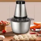 Efficient Meat Grinder Large Capacity Meat Slicer Stainless Steel Mincer Home