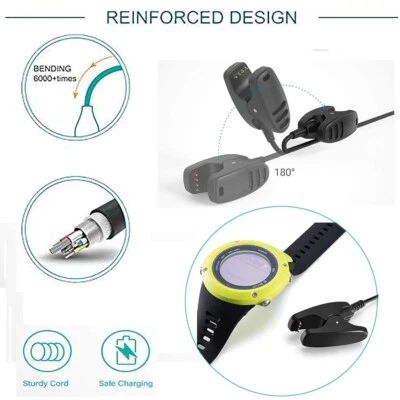 High Reliable 3ft/1m USB Charging Cable for Suunto 5 3 Fitness/Ambit 321 Kailash