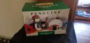 Debbie Mumm's Peguin Christmas Sugar And Creamer Set