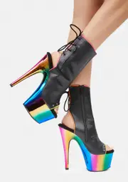 [Pleaser] Mystic Kiss Platform Stiletto Boots