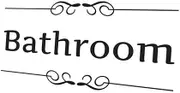 Stickers Home Decor Bathroom Decorative Decal Wall Mural Bathroom Sticker Decorative Bathroom Decal Bathroom Wall Decal Door Sticker for Bathroom Door Decals Household PVC