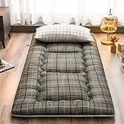 Japanese Futon Mattress, Soft, Thick, Foldable, Portable, Camping and Travel, Roll-up, Full/Twin Size.(G,150 x 200c m)