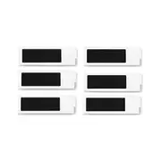 6PCS HEPA Filters for Deebot T20/T20MAX/T20PRO/X1 OMNI/T10 Omni/Turbo Robot Vacuum Cleaner WhiteBlack