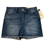 NWT NYDJ Astral Raw Hem Denim Shorts