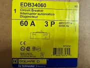 NEW - Square D EDB34060 3P 60A 480V Circuit Breaker - NEW open box