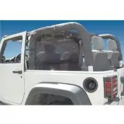 VDP 508006 WindStopper Black Nylon Mesh Wind Screen for 07-11 Wrangler JK 2 Dr