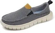 [SkiPdrDa] Mens Loafers Casual Slip-on Shoes - Mens Boat Shoes Comfy Lightweight Canvas Non-Slip Sneakers Walking Shoes
