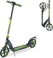 [SKIDEE] Scooter for Adults and Teens – Adjustable Height, Kids Scooter, Folding Scooter, Large Sturdy Wheels for Smooth Ride, Lightweight, Durable, Anti-Shock Suspension, Outdoor Toys, up to 220 lbs