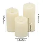 LED Candle Light Plastic Shell Flameless Candle Lamp 6PCS For Party Decoration