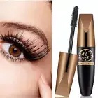 4D Silk Fiber Eyelash Mascara Extension Makeup Black Waterproof Lashes AU T2X8