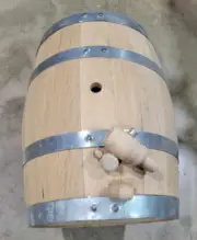 5-Gallon 20-Liter BOURBON Whiskey American Oak Moonshine Aging BARREL Cask Char3