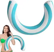 Inflatable Pool Noodles,Curved Inflatable Swim Noodles - Refined Design Water Fun Toy for Outdoor Pools, Garden Pools, and Home Pools