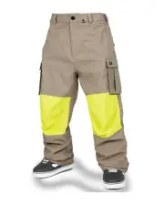 Volcom Nwrk Baggy Men's Snow Pants, Chestnut Brown, Large