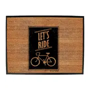 Cycling Rltw Lets Ride - Funny Novelty Doormat Man Cave Floor mat
