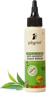 Pilgrim Australian Tea Tree Anti-Dandruff Scalp Serum 100ml | Pre-Shampoo Treatment for Itchy Scalp | Fights Dandruff & Reduces Inflammation | For Women & Men