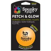 Spunky Pup Fetch & Glow Durable Dog Toy Ball Medium 6cm
