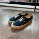 【日韓連線】VANS STYLE 44安納海姆蘇格蘭格紋帆布鞋 藍綠格男女同款 VN0A5KX4Y61