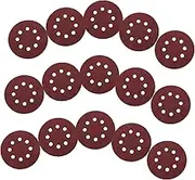 Efficient Sanding 100pcs Red Sandpaper Sheets Sandpaper Discs for Wood Detailed Sander Grinding Tool Drill Attachment
