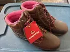 Wolverine Women Piper Waterproof Composite-Toe 6" Work Boot Leather Size 11 M