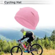 Cycling Hat Keep Warm Pink 26x17cm Polar Fleece Fabric 1 Pcs