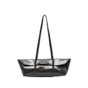 [Christopher Esber] Christopher Esber Gondola Leaf Patent Leather Tote Bag ONE SIZE BLACK