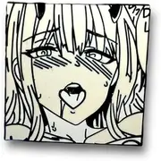 [KOZUKI] Zerotwo Pin enamel darking in the front Pin zerotwo figure pin zerotwo enamel pin anime girl enamel pin