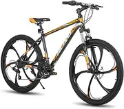 Hiland Mountain Bike, 3/6/Multi-Spokes,Shimano 21 Speeds Drivetrain,Aluminum Frame 26 Inch Wheels, Disc-Brake Bike for Men Women Men's MTB Bicycle