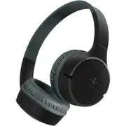 Belkin SOUNDFORM Mini Wired/Wireless On-ear, Over-the-head, Over-the-ear Stereo Headset - Black - Binaural - Ear-cup - 914.4 cm - Bluetooth - 121.9 -