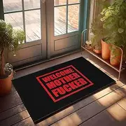 Welcome Door Mats for Outside Entry Welcome Mother er Doormat Doormat Funny Absorbent Door Mat Indoor (Color : Colour, Size : 50X80CM)