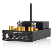 HiFi Bluetooth 5.0 5654 Valve Tube Amplifier MM Phono / Turntable Preamp 160Wx2