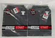 Lot 2 Jumpstart Girl's School Uniform Shirts Short Sleeve Polo Size 12/14 XL NWT