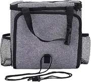 Travel Cooler Bag,Back Seat Storage Organizer - Large Capacity Insulated Storage Bag for Car, Truck, for Cold and Hot Food Transport