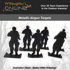 Metalic 3D Air Gun BB Nerf Rifle Shooting Simulation Targets 6 Pack