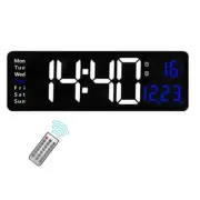 16inch LED Digital Wall Clock- Alarm Clock/Temp/Date/Week/ Remote1417